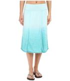 Aventura Clothing Larson Reversible Skirt (blue Turquoise) Women's Skirt
