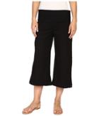 Xcvi Indria Wide Leg Crop (black) Women's Casual Pants