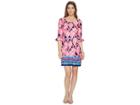 Lilly Pulitzer Upf 50+ Sophie Ruffle Dress (high Tide Navy Via Amor Engineered) Women's Dress