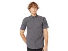 Volcom Everett Solid Short Sleeve (asphalt Black) Men's Clothing