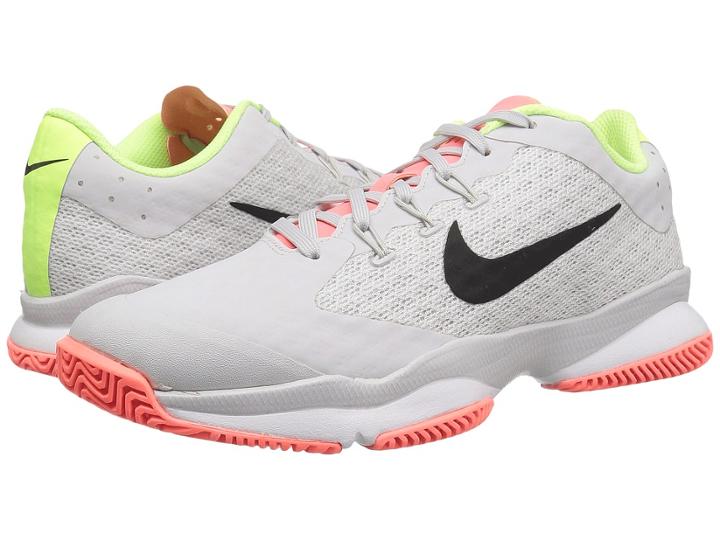 Nike Air Zoom Ultra (vast Grey/black/white/volt Glow) Women's Tennis Shoes