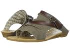 Blowfish Barria (brown Rancher Canvas/whiskey Dyecut Pu) Women's Sandals