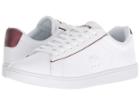 Lacoste Carnaby Evo 318 7 (white/burgundy) Women's Shoes