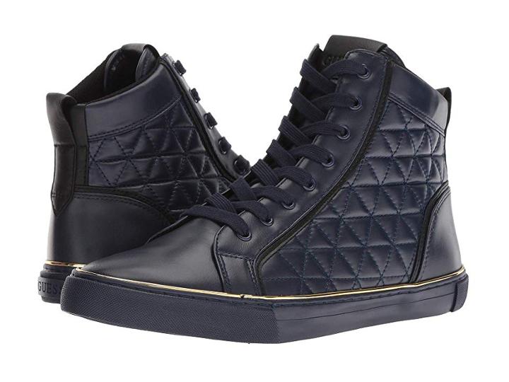 Guess Melo 2 (dark Blue Synthetic) Men's Shoes