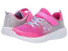 Skechers Kids Go Run 600 (little Kid/big Kid) (hot Pink/silver) Girl's Shoes