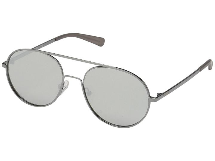 Kenneth Cole Reaction Kc2789 (shiny Gunmetal/smoke Mirror) Fashion Sunglasses