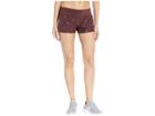 Nike Crew Shorts Print (el Dorado/reflective Silver) Women's Shorts