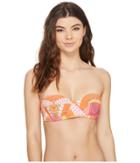 Echo Design Havana Geo Underwire Bikini Top (hibiscus Pink) Women's Swimwear