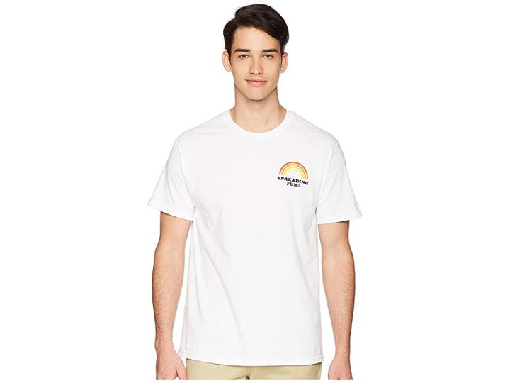 Captain Fin Spreading Fun Premium Tee (white) Men's T Shirt