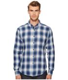 Naked & Famous Ombre Flannel Shirt (blue) Men's Clothing