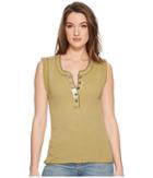 Free People Last Stop Tank Top (moss) Women's Sleeveless