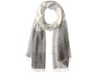 Love Quotes Linen Cotton Variable Stripe (chalkboard/white) Scarves