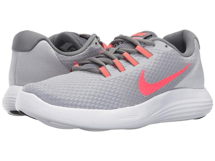 Nike Lunar Converge (wolf Grey/solar Red/cool Grey/black) Women's Shoes