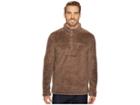 True Grit Double Plush 1/4 Zip Pullover (vintage Brown) Men's Clothing