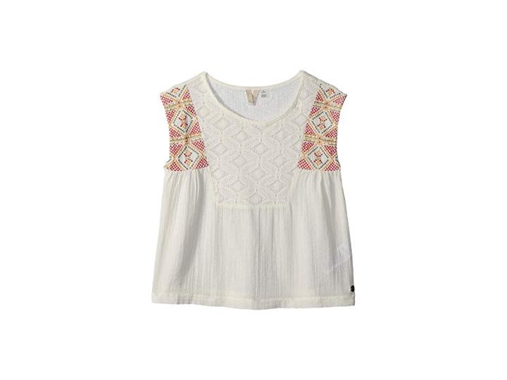Roxy Kids Live For The Day Top (big Kids) (marshmallow) Girl's Sleeveless