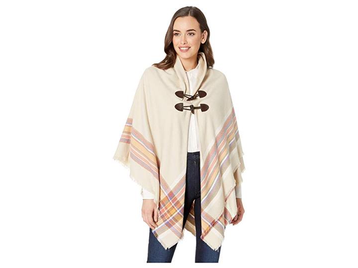 Collection Xiix Plaid Bordered Toggle (oat) Women's Clothing