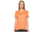 Adidas Response Short Sleeve Tee (easy Orange S17) Women's Short Sleeve Pullover