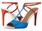 Calvin Klein Sarita (lapis Blue/deep Blush Patent) Women's Shoes