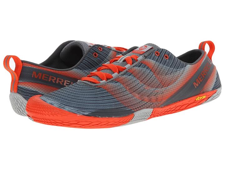 Merrell Vapor Glove 2 (grey/spicy Orange) Men's Shoes