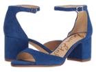 Sam Edelman Susie (nautical Blue Kid Suede Leather) Women's Shoes