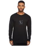 Vans Grand Matte Long Sleeve T-shirt (black) Men's Long Sleeve Pullover