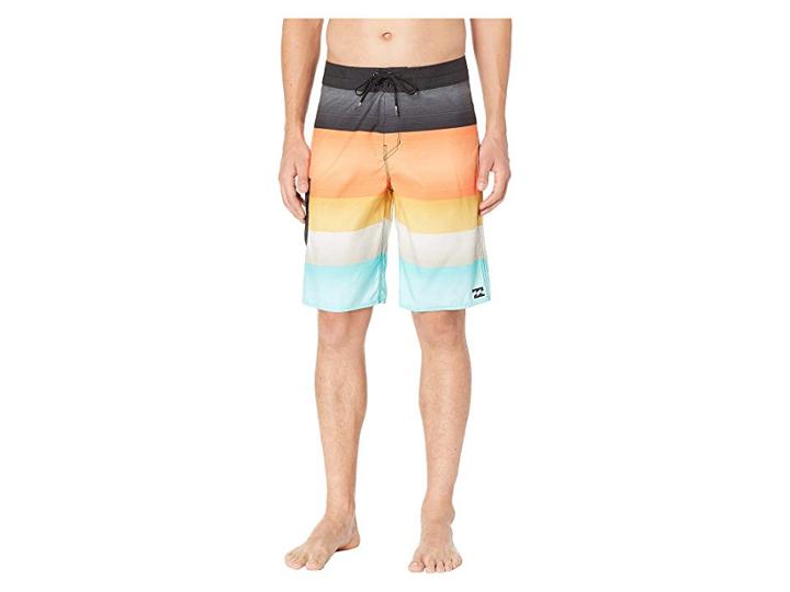 Billabong All Day Og Stripe Boardshorts (lava) Men's Swimwear