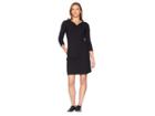 Royal Robbins Geneva Ponte Dress (jet Black) Women's Dress