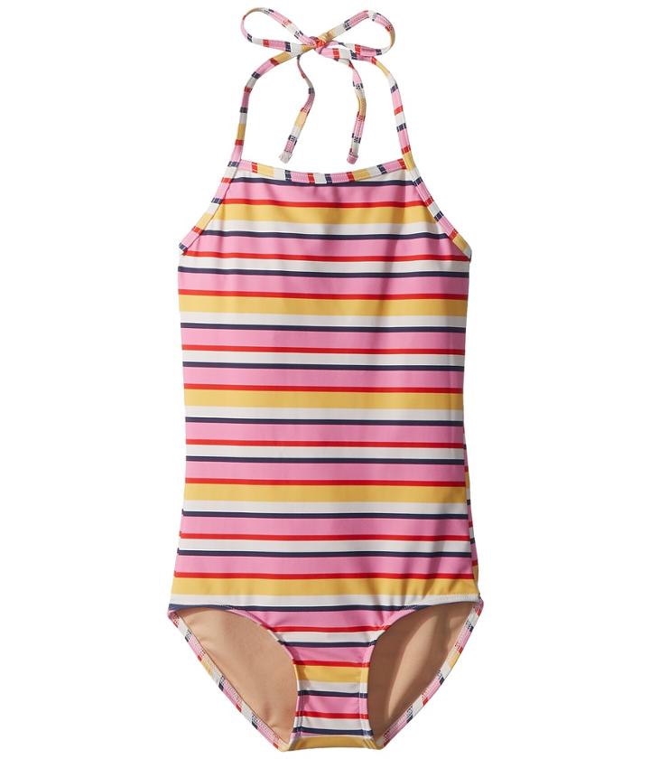 Toobydoo Sunshine Stripe One-piece Swimsuit (infant/toddler/little Kids/big Kids) (multi) Girl's Swimsuits One Piece