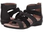 Natural Soul Bohemia (black Smooth/eco Fabric) Women's Sandals