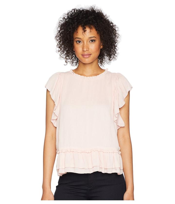 Catherine Catherine Malandrino Hollis Top (blush) Women's Clothing