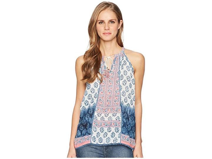 Tolani Nita Top (indigo) Women's Clothing