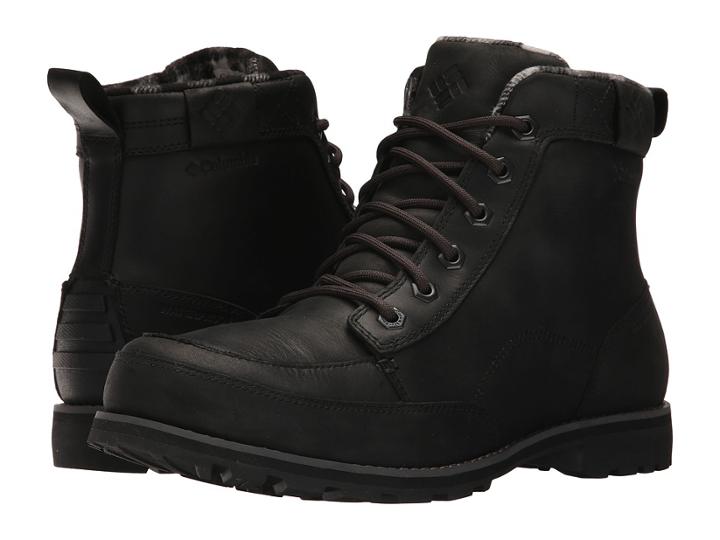Columbia Chinook Boot Wp (black/shark) Men's Shoes