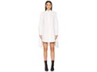 Sportmax Marmo Button Long Sleeve Shirtdress (white) Women's Dress