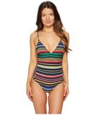 Stella Mccartney Stripe One-piece (multicolor) Women's Swimsuits One Piece