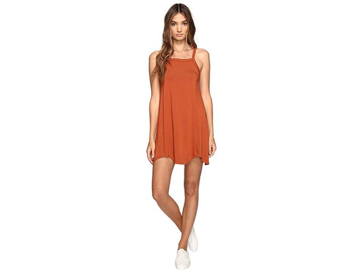 Rvca Thievery Dress (ginger) Women's Dress