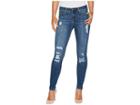 Liverpool Abby Skinny With Destruct Detail In Vintage Super Comfort Stretch Denim In Smithtown Destruct (smithtown Destruct) Women's Jeans
