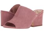 Sam Edelman Rheta (dusty Rose Kid Suede Leather) Women's Slide Shoes