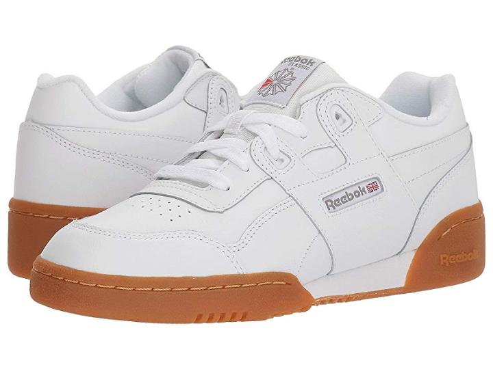 Reebok Kids Workout Plus (big Kid) (white/gum) Kids Shoes