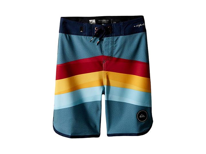 Quiksilver Kids Highline Reverse 17 Boardshorts (big Kids) (tapestry) Boy's Swimwear