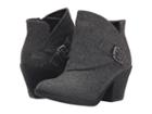 Blowfish Suba (grey Two-tone Flannel) Women's Zip Boots
