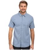 The North Face Short Sleeve Red Point Shirt (moonlight Blue (prior Season)) Men's Short Sleeve Button Up