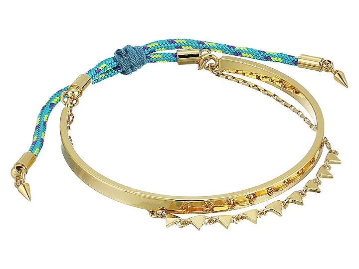 Rebecca Minkoff Ellie Pre-layered Triangles Bracelet (gold) Bracelet