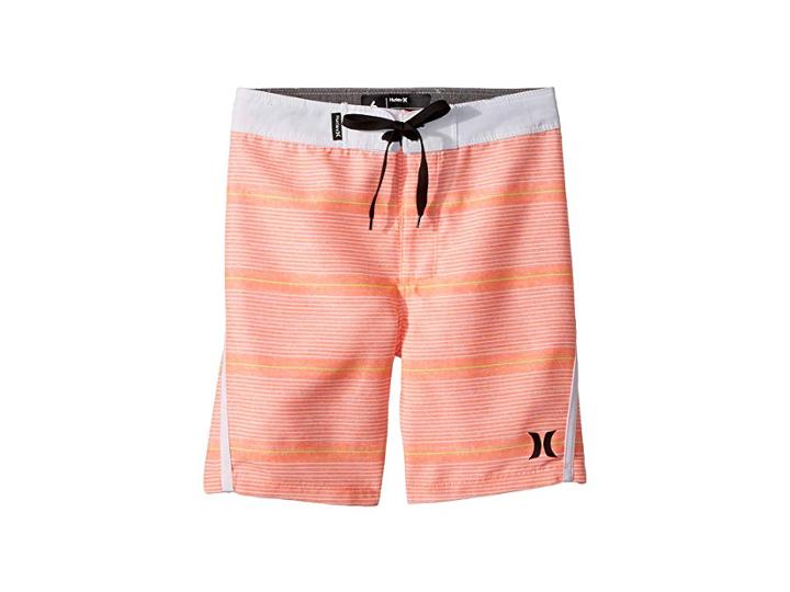 Hurley Kids Shoreline Boardshorts (little Kids) (bright Mango) Boy's Swimwear