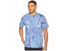 Converse Tie-dye Multi Graphic Tee (shoreline Blue Multi) Men's T Shirt