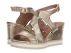 Tamaris Alis 1-1-28031-20 (light Gold) Women's Clog/mule Shoes
