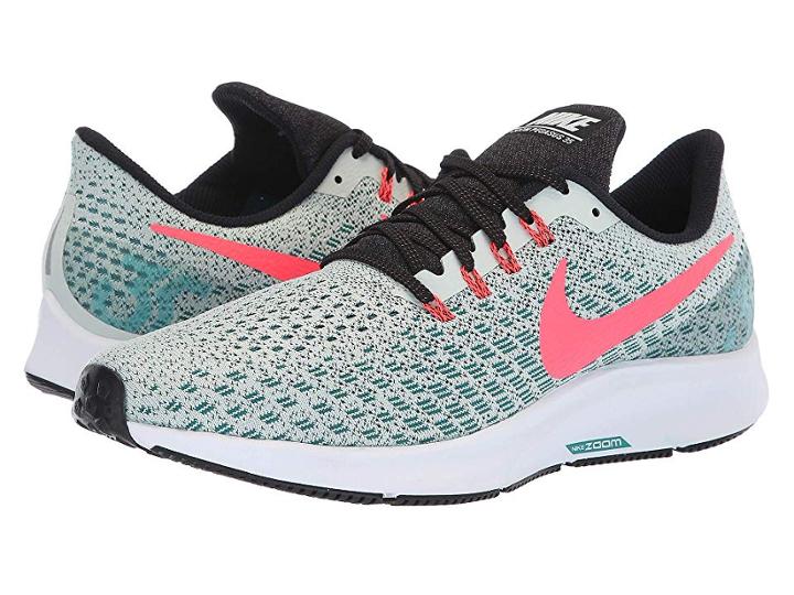 Nike Air Zoom Pegasus 35 (barely Grey/hot Punch/geode Teal/black) Men's Running Shoes