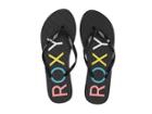 Roxy Sandy (black Multi) Women's Sandals