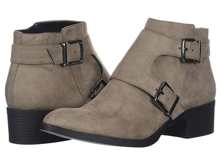 Kenneth Cole Reaction Re-buckle (putty Microsuede) Women's Shoes