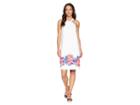 Tommy Bahama Frieda Floral Halter Dress (white) Women's Dress