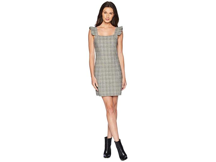Jack By Bb Dakota Megan Draper Glencheck Dress (black) Women's Dress